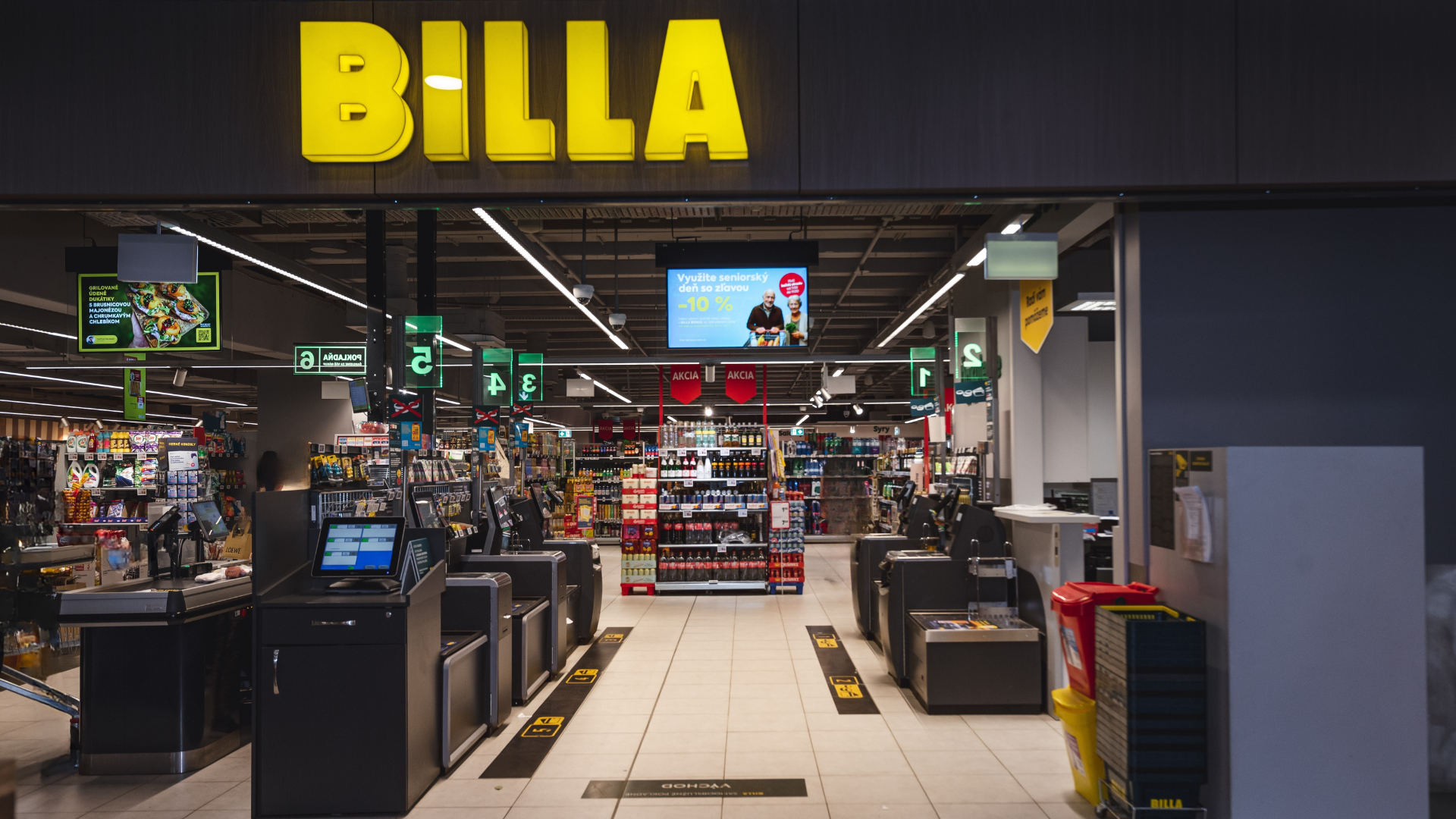 Prevádzka Billa v nákupnom centre DITURIA