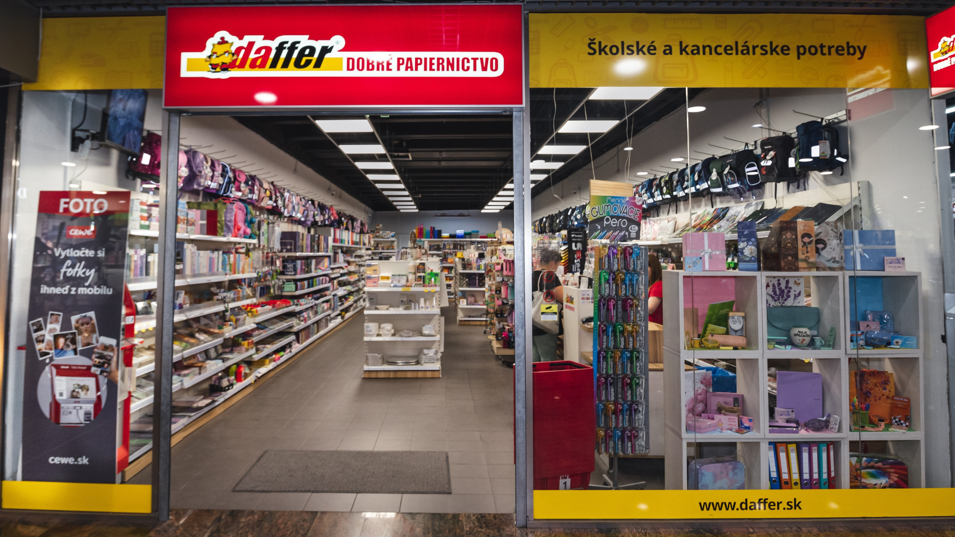 Prevádzka Daffer v nákupnom centre DITURIA