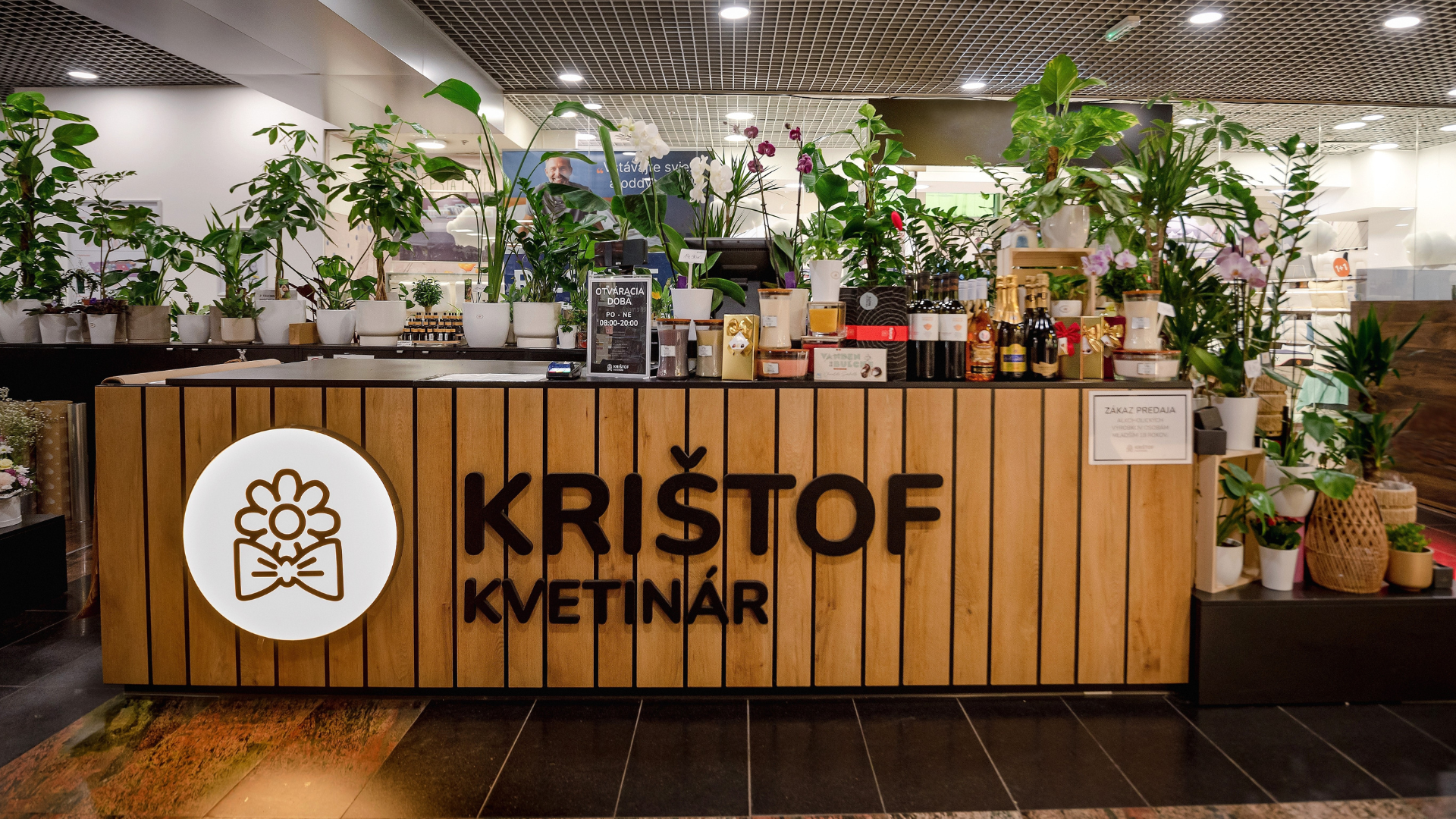 Prevádzka Krištof Kvetinár v nákupnom centre DITURIA