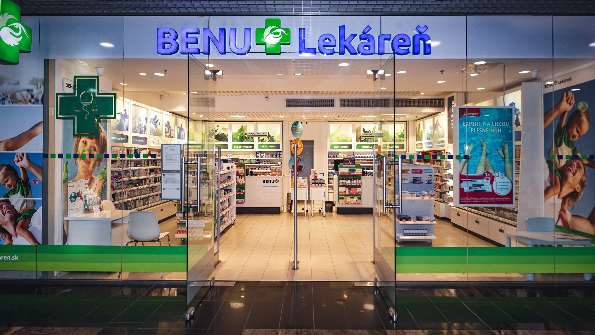 Prevádzka BENU Lekáreň v nákupnom centre DITURIA