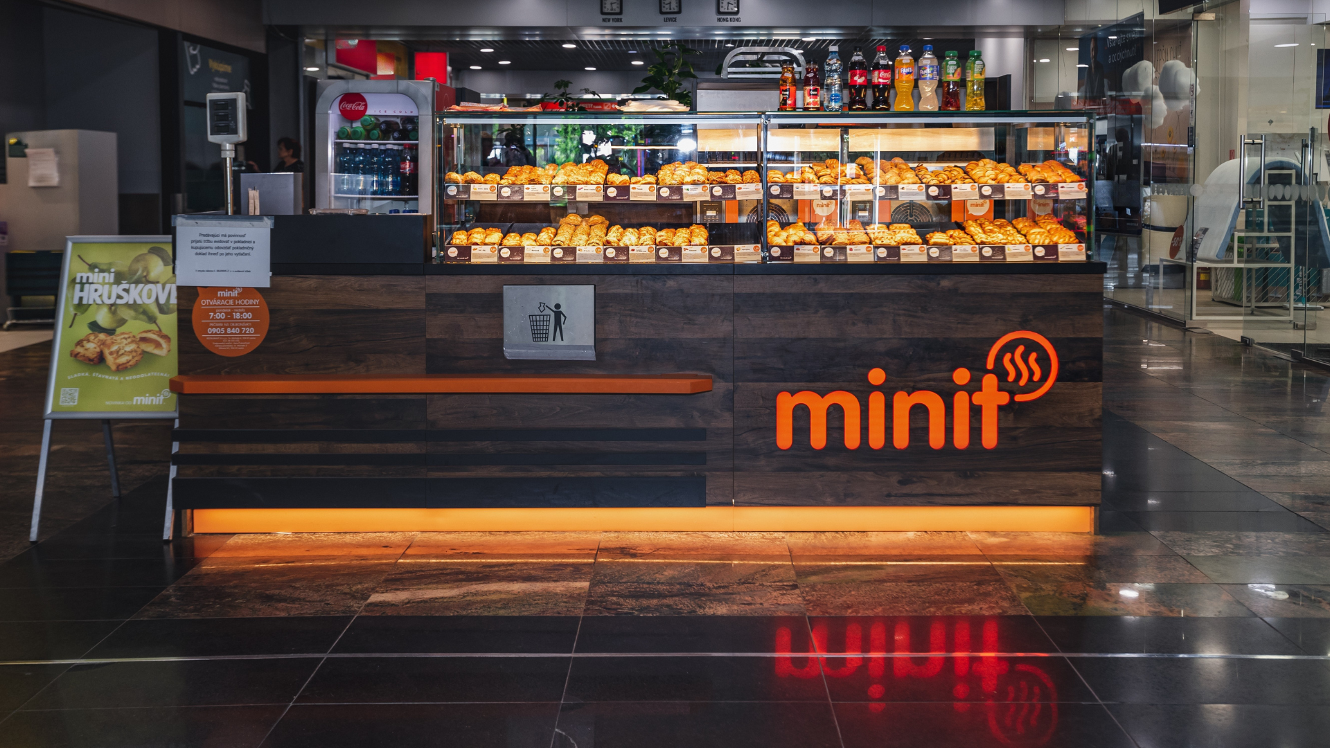 Prevádzka Minit Bakery v nákupnom centre DITURIA